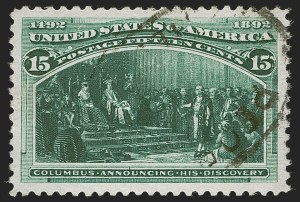 Sale Number 1255, Lot Number 930, 1893 Columbian Issue (Scott 230-245) Sale Number 1255, Lot Number 930, 1893 Columbian Issue (Scott 230-245)