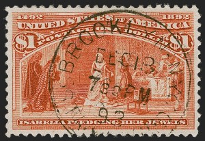 Sale 1255, Lot 935, 1893 Columbian Issue (Scott 230-245)