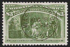 Sale Number 1255, Lot Number 938, 1893 Columbian Issue (Scott 230-245) Sale Number 1255, Lot Number 938, 1893 Columbian Issue (Scott 230-245)