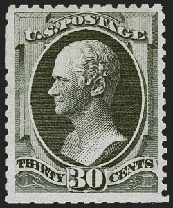 Sale Number 1256, Lot Number 2108, 1875 Continental Bank Note Co. Hard Paper Special Printing (Scott 167-175) Sale Number 1256, Lot Number 2108, 1875 Continental Bank Note Co. Hard Paper Special Printing (Scott 167-175)