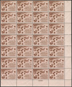 Sale 1258, Lot 3102, Complete Panes and Souvenir Sheets