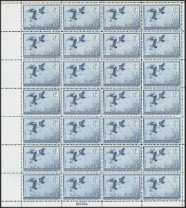 Sale 1258, Lot 3116, Complete Panes and Souvenir Sheets