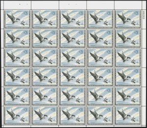 Sale 1258, Lot 3124, Complete Panes and Souvenir Sheets