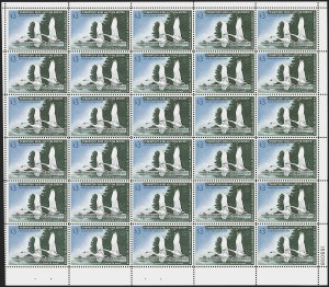 Sale 1258, Lot 3127, Complete Panes and Souvenir Sheets