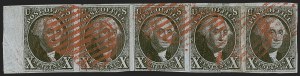 Sale 1260, Lot 11, 1847 Issue, Off-Cover