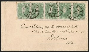 Sale 1260, Lot 165, Civil War and Confederate States: General Issues, Flag-of-Truce, Blockade