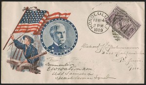 Sale 1260, Lot 179, Spanish-American War: the Furhman Correspondence of Patriotic Covers, Spanish-American War Covers, The Fuhrmann Correspondence Sale 1260, Lot 179, Spanish-American War: the Furhman Correspondence of Patriotic Covers