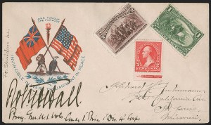Sale 1260, Lot 179, Spanish-American War: the Furhman Correspondence of Patriotic Covers, Spanish-American War Covers, The Fuhrmann Correspondence Sale 1260, Lot 179, Spanish-American War: the Furhman Correspondence of Patriotic Covers