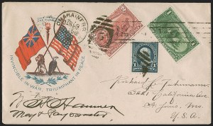 Sale 1260, Lot 179, Spanish-American War: the Furhman Correspondence of Patriotic Covers, Spanish-American War Covers, The Fuhrmann Correspondence Sale 1260, Lot 179, Spanish-American War: the Furhman Correspondence of Patriotic Covers