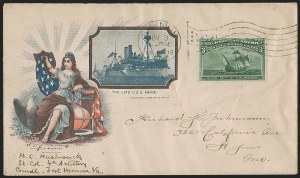 Sale 1260, Lot 179, Spanish-American War: the Furhman Correspondence of Patriotic Covers, Spanish-American War Covers, The Fuhrmann Correspondence Sale 1260, Lot 179, Spanish-American War: the Furhman Correspondence of Patriotic Covers