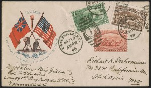 Sale 1260, Lot 179, Spanish-American War: the Furhman Correspondence of Patriotic Covers, Spanish-American War Covers, The Fuhrmann Correspondence Sale 1260, Lot 179, Spanish-American War: the Furhman Correspondence of Patriotic Covers