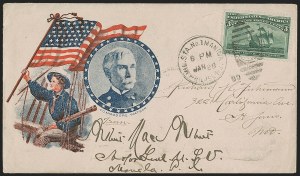 Sale 1260, Lot 179, Spanish-American War: the Furhman Correspondence of Patriotic Covers, Spanish-American War Covers, The Fuhrmann Correspondence Sale 1260, Lot 179, Spanish-American War: the Furhman Correspondence of Patriotic Covers