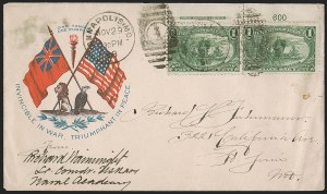 Sale 1260, Lot 179, Spanish-American War: the Furhman Correspondence of Patriotic Covers, Spanish-American War Covers, The Fuhrmann Correspondence Sale 1260, Lot 179, Spanish-American War: the Furhman Correspondence of Patriotic Covers