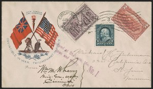 Sale 1260, Lot 179, Spanish-American War: the Furhman Correspondence of Patriotic Covers, Spanish-American War Covers, The Fuhrmann Correspondence Sale 1260, Lot 179, Spanish-American War: the Furhman Correspondence of Patriotic Covers
