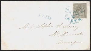 Sale 1262, Lot 411, Postmasters’ Provisionals