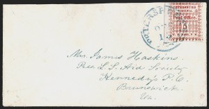 Sale 1262, Lot 416, Postmasters’ Provisionals