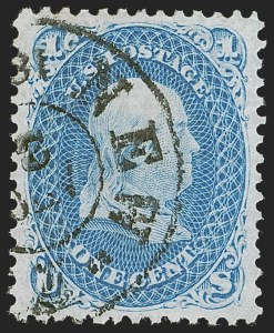 Sale Number 1262, Lot Number 689, 1861-68 Issues Sale Number 1262, Lot Number 689, 1861-68 Issues