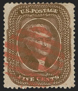 Sale 1268, Lot 104, 1857-60 Issue (Scott 18-39)