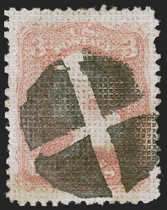 Sale 1268, Lot 142, 1867-68 Grilled Issue (Scott 79-101)