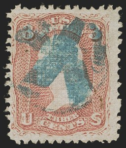 Sale 1268, Lot 144, 1867-68 Grilled Issue (Scott 79-101)