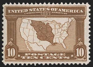 Sale 1268, Lot 296, 1904 Louisiana Purchase and 1907 Jamestown Issues (Scott 323-330)