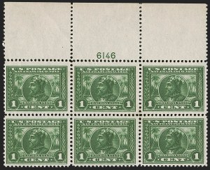 Sale 1268, Lot 328, Washington-Franklin and Panama-Pacific Issues