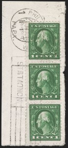 Sale 1268, Lot 354, Washington-Franklin and Panama-Pacific Issues