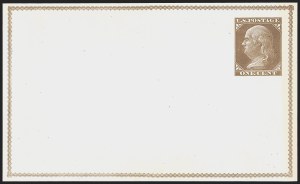 Sale 1268, Lot 497, Postal Card Essays and Errors