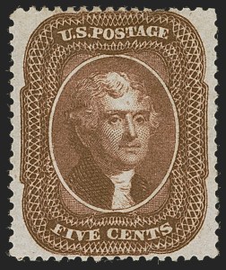 Sale 1277, Lot 2027, 1857-60 Issue (Scott 18-39)