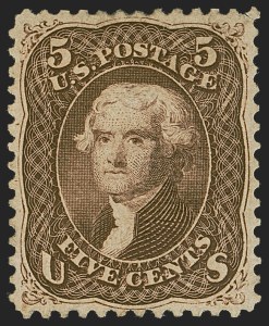 Sale 1277, Lot 2066, 1867-68 Grilled Issue (Scott 83-100)