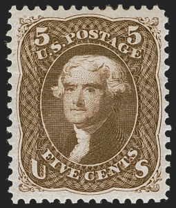 Sale Number 1277, Lot Number 2076, 1875 Re-Issue of 1861-66 Issue (Scott 102-111)