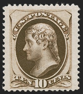 Sale 1277, Lot 2133, 1873-75 Continental Bank Note Co. Issue (Scott 156-166)