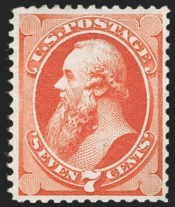 Sale 1277, Lot 2140, 1875 Continental Bank Note Co. Hard Paper Special Printing (Scott 167-175)
