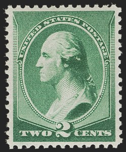 Sale Number 1277, Lot Number 2168, 1881-93 American Bank Note Co. Issues (Scott 207-229) Sale Number 1277, Lot Number 2168, 1881-93 American Bank Note Co. Issues (Scott 207-229)