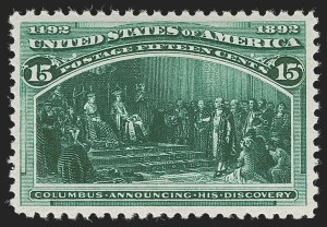 Sale 1277, Lot 2180, 1893 Columbian Issue (Scott 230-245)
