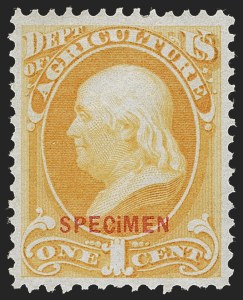 Sale Number 1277, Lot Number 2459, Official Special Printings