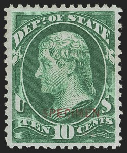 Sale 1277, Lot 2483, Official Special Printings