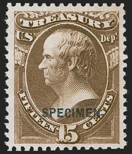Sale 1277, Lot 2493, Official Special Printings