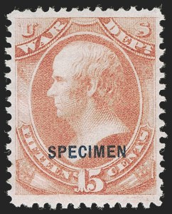 Sale 1277, Lot 2501, Official Special Printings