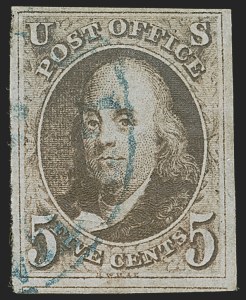 Sale Number 1278, Lot Number 3042, 1847 Issue and 1847 Reproduction (Scott 1-4) Sale Number 1278, Lot Number 3042, 1847 Issue and 1847 Reproduction (Scott 1-4)