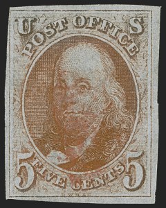 Sale 1278, Lot 3054, 1847 Issue and 1847  Reproduction (Scott 1-4)