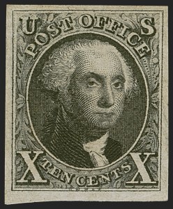 Sale 1278, Lot 3078, 1847 Issue and 1847  Reproduction (Scott 1-4)
