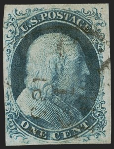 Sale 1278, Lot 3091, 1851-56 Issue (Scott 5A-17)