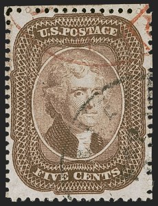 Sale 1278, Lot 3176, 1857-60 Issue and 1857  Reprint (Scott 18-47)