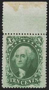 Sale 1278, Lot 3185, 1857-60 Issue and 1857  Reprint (Scott 18-47)