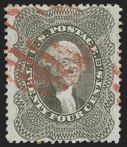 Sale 1278, Lot 3193, 1857-60 Issue and 1857  Reprint (Scott 18-47)