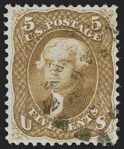 Sale 1278, Lot 3211, 1861 Issue (Scott 62B-78)