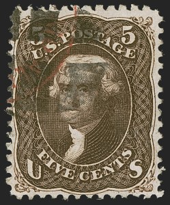 Sale 1278, Lot 3236, 1861 Issue (Scott 62B-78)