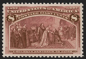 Sale Number 1278, Lot Number 3403, Columbian Issue (Scott 230-245) Sale Number 1278, Lot Number 3403, Columbian Issue (Scott 230-245)