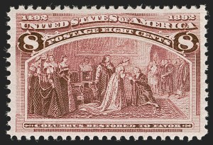 Sale Number 1278, Lot Number 3404, Columbian Issue (Scott 230-245) Sale Number 1278, Lot Number 3404, Columbian Issue (Scott 230-245)
